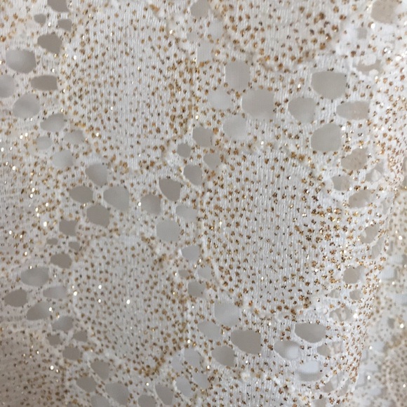 NWT white and gold lace dress - Picture 3 of 4